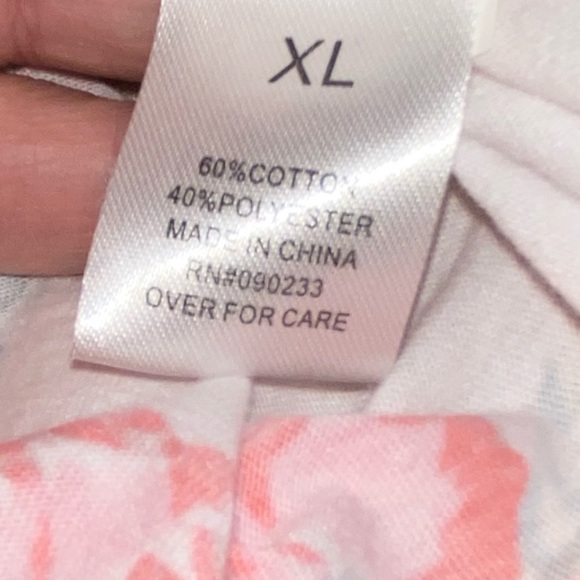 🇺🇸 Pacsun Floral Scalloped Fit Short Sleeve Top - Picture 5 of 6